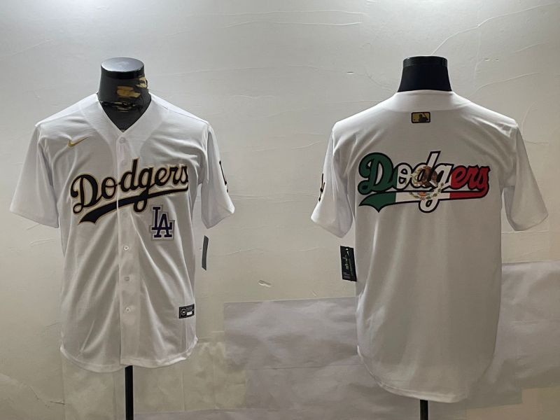 Men Los Angeles Dodgers Blank White Game 2024 Nike MLB Jersey style 12051->women mlb jersey->Women Jersey
